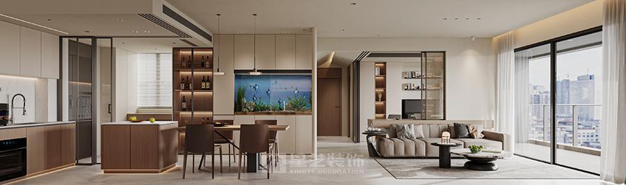 柔棕雅境，松弛感的现代轻奢居