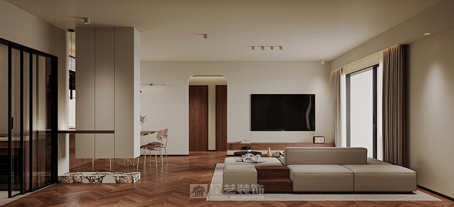 暖棕雅调，藏露有致的精致居境