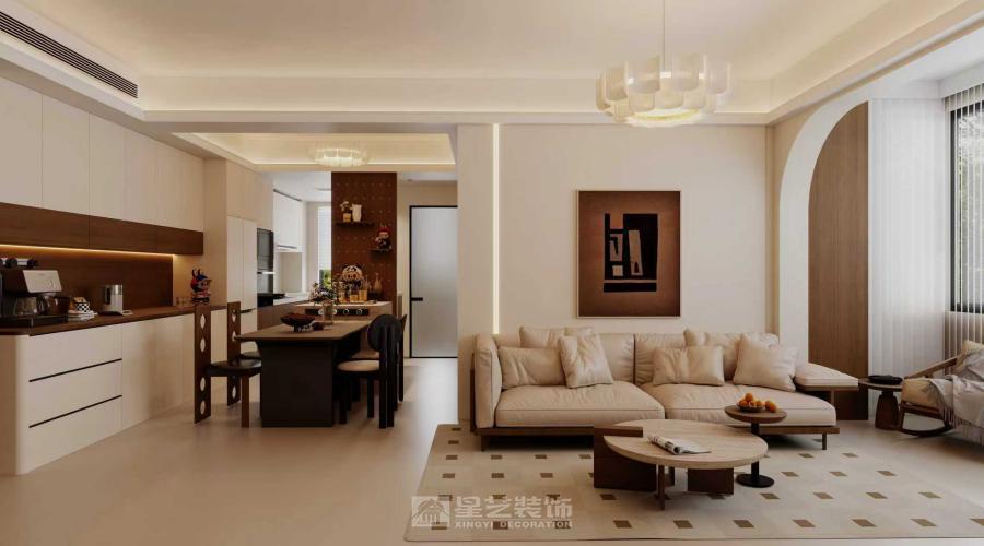 不张扬的奶油调，搭配恰到好处的暖，家就该是这般温柔的模样