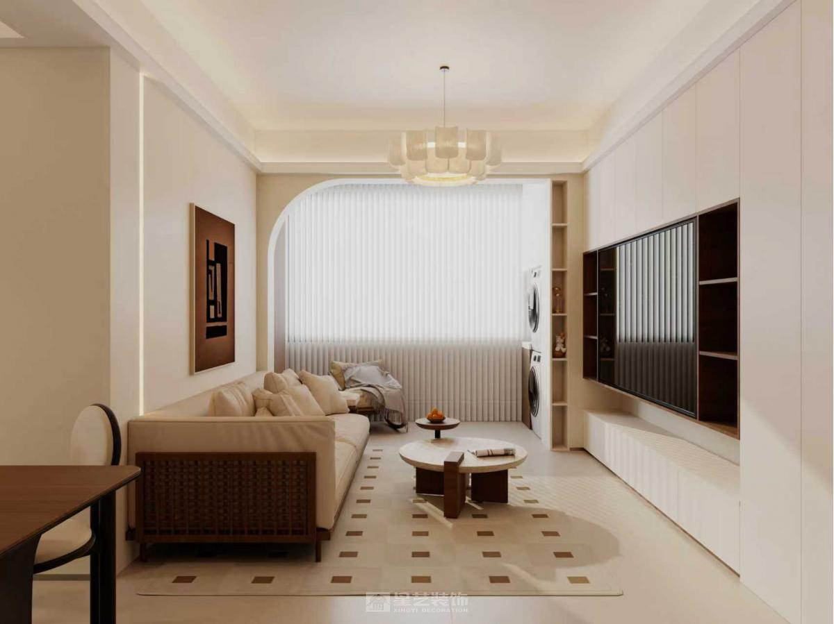 不张扬的奶油调，搭配恰到好处的暖，家就该是这般温柔的模样